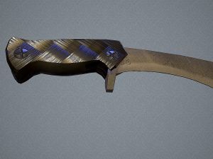 machete Modello 3D