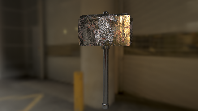 hammer Model 3D .c4d .max .obj .3ds .fbx .stl .blend 