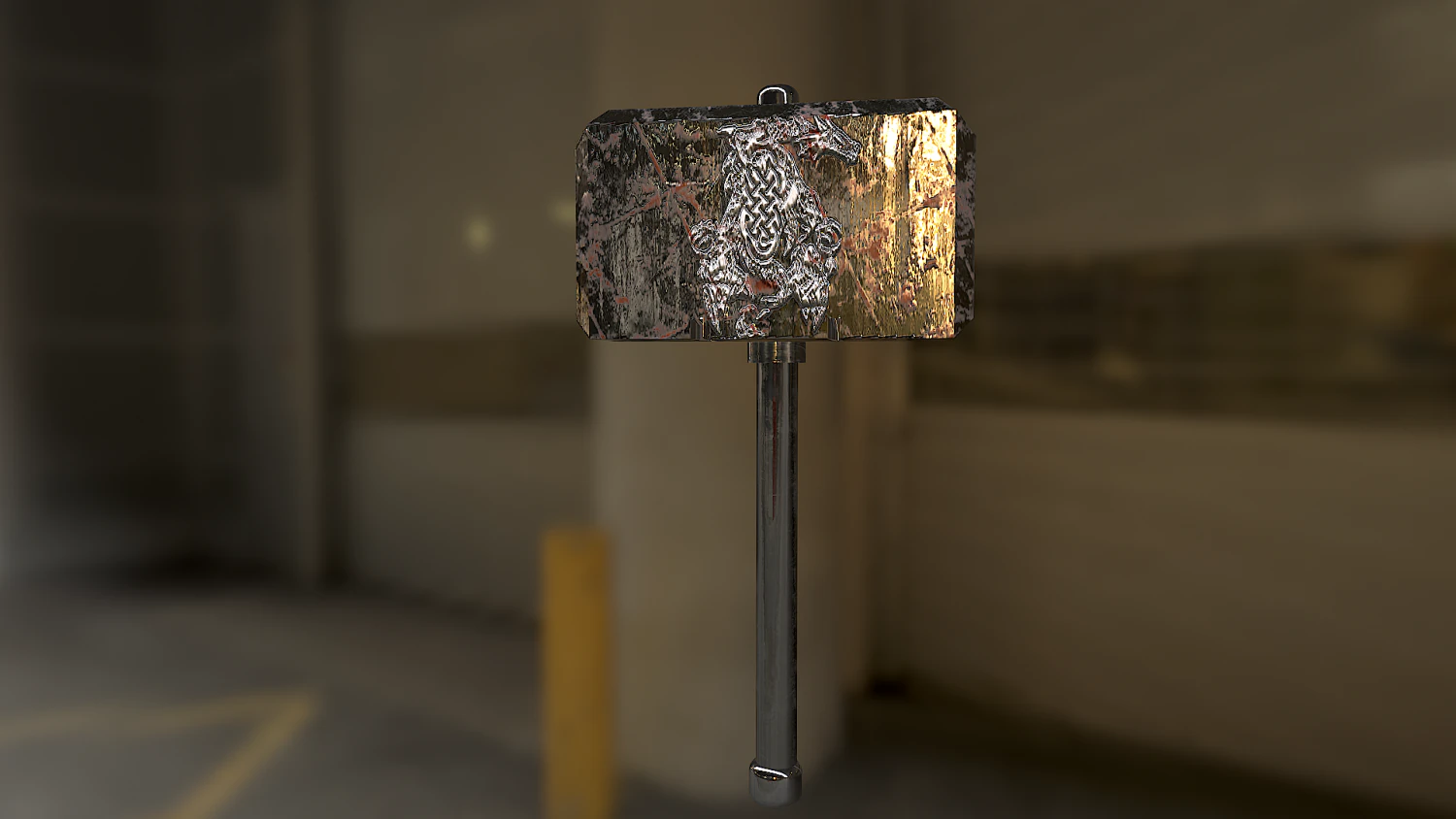 hammer 3D Model .c4d .max .obj .3ds .fbx .stl .blend 