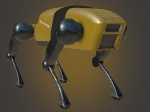 stylized robodog 3D Модель