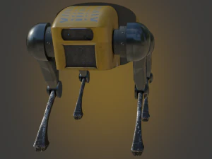 stylized robodog 3D Model