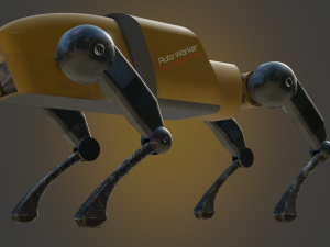 stylized robodog 3D Модель