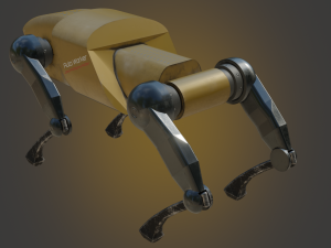 stylized robodog 3D Модель