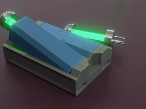 Science-Fiction-Injektor oder Tracker 3D Modell