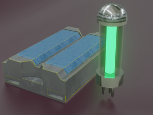 sci-fi injector or tracker 3D Model