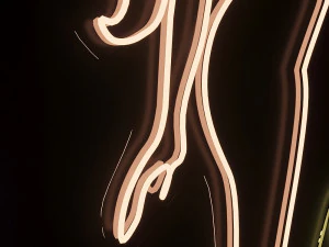 neon set 04 woman 3D Model