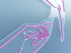 neon set 07 woman Model 3D