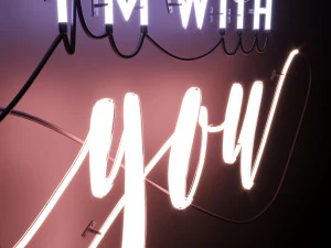 neon text 02 home 3D Model