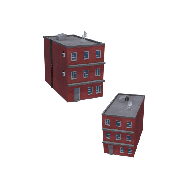 building 3D Model .c4d .max .obj .3ds .fbx .stl .blend 