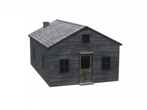abandoned house Model 3D