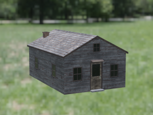 abandoned house Model 3D