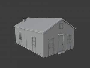 abandoned house Model 3D