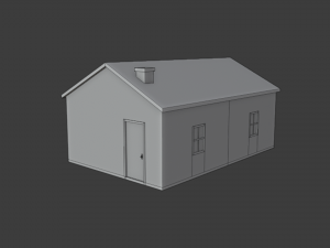 abandoned house Model 3D