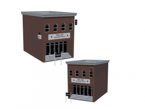 police department 3D 模型