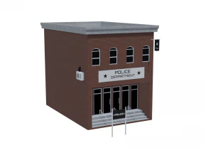 police department 3D Model