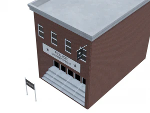 police department 3D Model