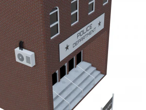 police department 3D Model