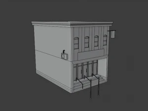 police department 3D Model