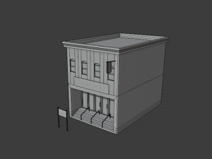police department 3Dモデル