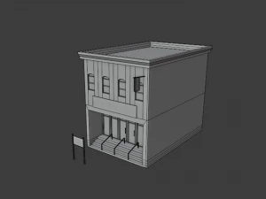 police department 3D Model
