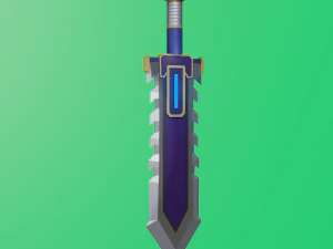 काल्पनिक तलवार 3D मॉडल