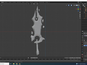 fantasy sword 3D 模型