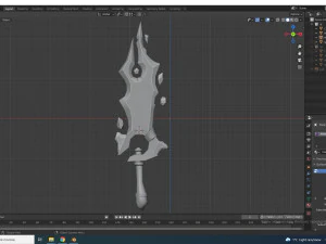 fantasy sword 3D Model