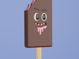 funny icecream Modelo 3D