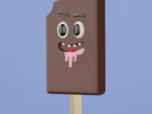 funny icecream Modelo 3D