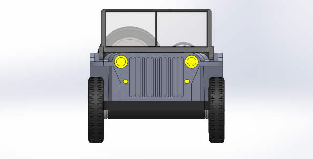 jeep 3D 打印模型 .c4d .max .obj .3ds .fbx .stl .blend 