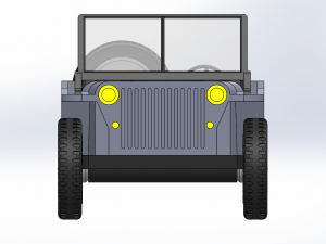 jeep 3D 打印模型