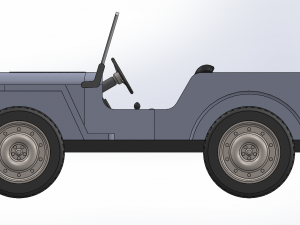 jeep 3D 打印模型
