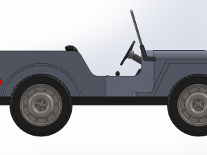 jeep 3D 打印模型