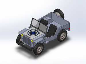 jeep 3D 打印模型