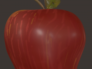 red apple 3D Model