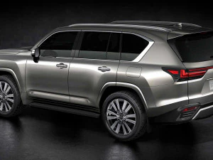 lexus lx600 2022 3D Model