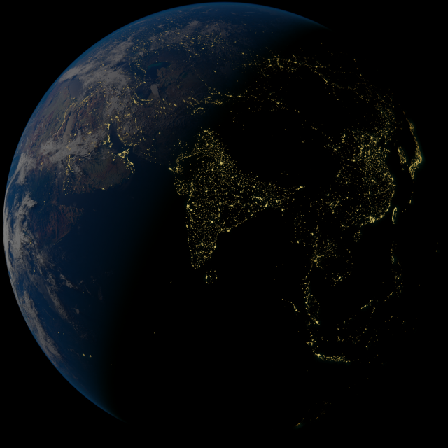 realistic earth 8k high-performance edition Modelo 3D .c4d .max .obj .3ds .fbx .stl .blend 