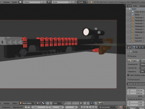 set of 3 revolver - shotand sniper rifle Modèle 3D