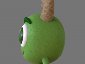 monster friendly character - stl print 3d - cinema 4d - obj - 3D Модель