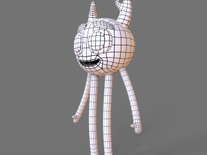 monster friendly character - stl print 3d - cinema 4d - obj - 3D Модель