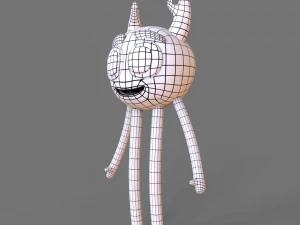 monster friendly character - stl print 3d - cinema 4d - obj - 3D Model