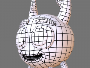monster friendly character - stl print 3d - cinema 4d - obj - 3D Модель