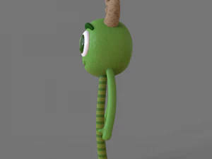 monster friendly character - stl print 3d - cinema 4d - obj - 3D Model