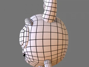 monster friendly character - stl print 3d - cinema 4d - obj - 3D Model
