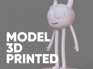 monster friendly character - stl print 3d - cinema 4d - obj - 3D Модель