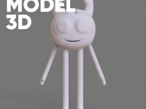 monster friendly character - stl print 3d - cinema 4d - obj - 3D Модель