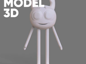 monster friendly character - stl print 3d - cinema 4d - obj - 3D Model