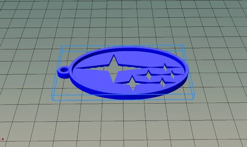 subarulogo 3D Model .c4d .max .obj .3ds .fbx .stl .blend 