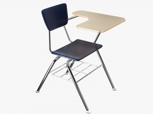 student desk and chair Modelo 3D