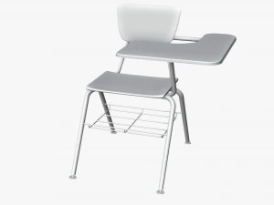 student desk and chair 3D Model